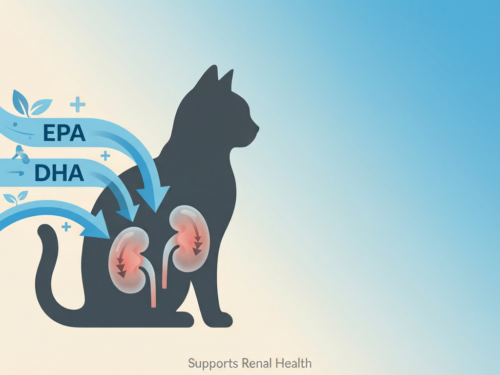 Omega-3 benefits for feline kidney health