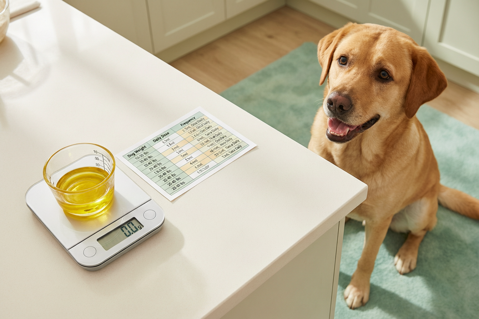 How Much Fish Oil Does My Dog Actually Need? A Weight-Based Dosing Guide